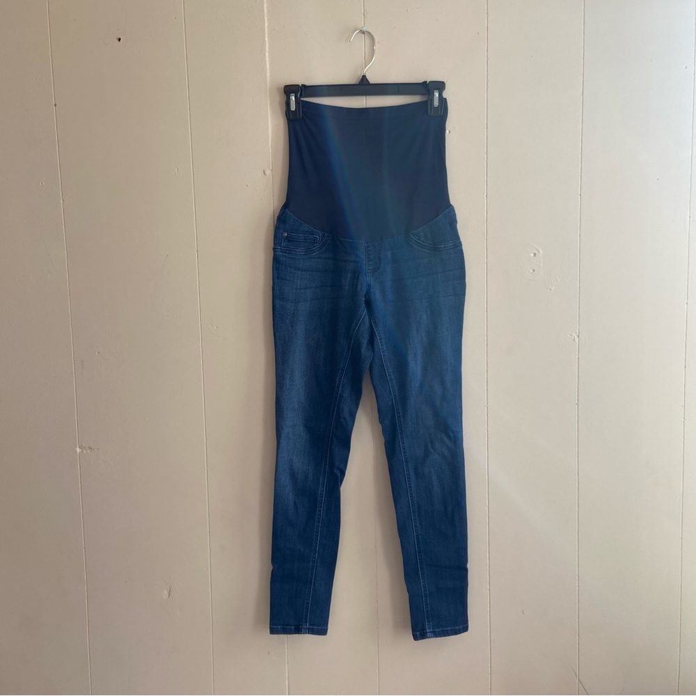 INDIGO BLUE maternity skinny jeans. Dark blue. Size M.